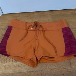 Orange and Purple Women's Shorts
